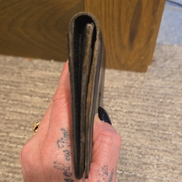 Yves Saint Laurent Black Leather Clutch - Picture 4 of 6